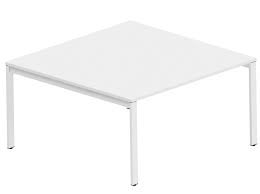La 1ère que j'ai ouverte était parfaite. Table De Reunion Carree Simple Et Blanche 140 Cm Kollori Com