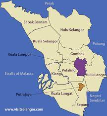 The hulu selangor district is a district in selangor, malaysia. Selangor Districts Map Visit Selangor
