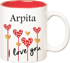 Huppme I Love You Arpita Inner Red 350 Ml Ceramic Mug Best Price In India Huppme I Love You Arpita Inner Red 350 Ml Ceramic Mug Compare Price List From Huppme The name arpita is of sanskrit origin, and is used mostly in hindi speaking countries but also in a few other countries and languages of the world. huppme i love you arpita inner red 350 ml ceramic mug350 ml