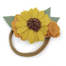 Sunflower Headbands Baby Hair Accessories Fashion Floral Headband Photo Props Gifts Hair Band Babys Infant Headdwear 10pcs Lot Hair Accessories Aliexpress