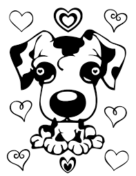 These free, printable halloween coloring pages for kids—plus some online coloring resources—are great for the home and classroom. Cjo Photo Cute Puppy And Hearts Coloring Page