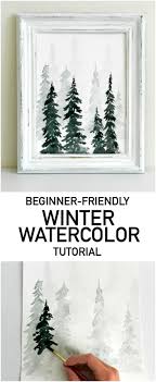 Winter is here with its pure freshness, dazzling whiteness, cozy evenings, and a festive atmosphere. Diy Crafts Winter Watercolor Tutorial Diyall Net Home Of Diy Craft Ideas Inspiration Diy Projects Craft Ideas How To S For Home Decor With Videos
