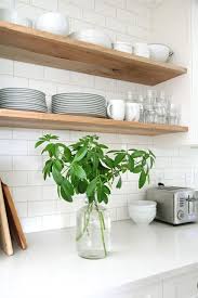 Subway Tiles Wooden Shelves Kitchen Remodel Small Kitchen Inspirations Home Kitchens