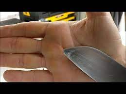 Knife Repair (Broken Tip Fixed) With The Edge Pro Professional - Youtube