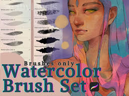 27 Procreate Watercolor Brushes