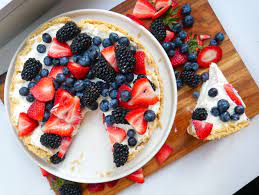 No Bake Ricotta Cheesecake With A Shortbread Cookie Crust Recipe Homemade French Toast Recipe Yummy Breakfast Waffles