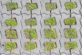 When installing the synthetic turf i recommend using large sections of turf instead of strips. Grass Pavers For The Driveway Courtyard Or The Patio