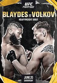 Blaydes vs lewis, live from las vegas on february 20, 2021. Ufc On Espn Blaydes Vs Volkov Wikipedia