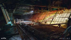 Destiny Inside The Cosmodrome Wall Jesse Van Dijk Game Art Environment Environment Concept Art Environment Design