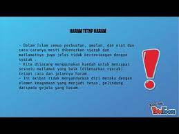 Matlamat tidak menghalalkan cara youtube. Matlamat Tidak Menghalalkan Cara Youtube