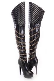 Black And Gold Boots Pin On Fashion