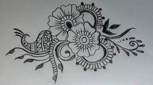 Simple Mehndi Designs Beautiful Flower Mehndi Designs Mehndi Design On Paper With Pencil Youtube Easy flower henna simple floral mehendi design cute henna.