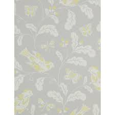 Jane Churchill Songbird Wallpaper Yellow Grey J139w 05 Wallpaper Diy Wallpaper Kids Wallpaper