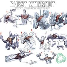 Chest Workout Plan Healthy Fitness Core Arm Training