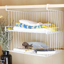 15 miners basket, kitchen storage, egg basket, barn basket with hooks ottercreekdesignco 5 out of 5 stars (345) sale. Stackable Hanging Basket Under Shelf Hanging Metal Wire Storage Basket For Kitchen Office Bathroom Cabinet Storage Baskets Aliexpress