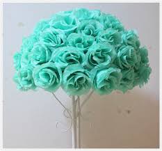 0.48, 0.53, 0.68 web safe color: Spr 2016 35cm New Design Tiffany Blue Rose Kissing Ball Artificial Silk Flower Wedding Table Centerpiece Decoration Flower Flower Wedge Flower House Decorationflower Decoration Designs Aliexpress