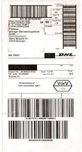 Füllen sie die paketaufkleber manuell, mit dem kugelschreiber aus? Philaseiten De Moderne Postgeschichte Paketaufkleber Auf Dhl Inlandspaketen