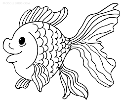 Goldfish coloring page free printable pages memoirs bowl. Printable Goldfish Coloring Pages For Kids