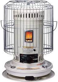 Sengoku KeroHeat Efficient 23,500 BTU Portable Convection Personal Kerosene  Heater for 900 Square Feet of Indoor or Outdoor Use, White