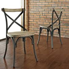 Farmhouse Reclaimed Wood Metal Dining Chair Set Of 2 Metal Dining Chairs Farmhouse Dining Chairs Scandinavian Dining Chairs