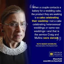Today Scotus Justice Ruth Bader Ginsburg Delivered A Fiery Dissent In Masterpiececakeshop Get Ruth Bader Ginsburg Justice Ruth Bader Ginsburg Positive Life