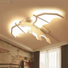 Children Room Ceiling Lamps Wing Dragon Decorative Lights Cartoon Led Lighting Eye Protection Boy Bedroom Toy Room Fixtures Bedroom Fixtures Led Lights Ceiling Fixtureled Bedroom Light Fixtures Aliexpress