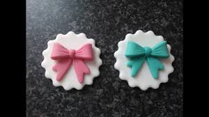 Check out this easy tutorial from our cupcake queen victoria. How To Make Easy Pretty Icing Bows Cup Cake Toppers Every Time By The Cake Tower Youtube