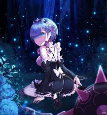 When becoming members of the site, you could use the full range of functions and enjoy the most exciting anime. Blue Haired Anime Character Wearing Maid Uniform Illustration Re Zero Kara Hajimeru Isekai Seikatsu Rem Re Anime Blue Haired Anime Characters Anime Wallpaper