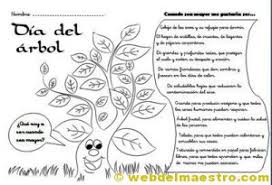 El día del árbol se celebra cada 21 de marzo, para conmemorar dicho evento tenéis a vuestra disposición el siguiente mini libro realizado por creo que hay otra errata: Dia Del Arbol Web Del Maestro