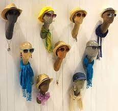 This Is Fiberglass Head Form Deal For Hats Scarves And Sunglasses For Your Home Skyltfonster Inspiration