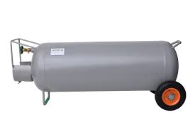 There are some common varieties of horizontal propane tanks. 100lb Horizontal Vertical Propane Cylinder W Pol Wheels Model Ysn100hog Flame King