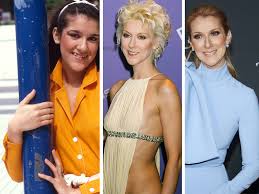 selin maʁi klodɛt djɔ̃, quebec french: Photos Celine Dion A 50 Ans Son Evolution Physique Pureactu Com