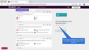 Quiz.biz does not certify the quizzes to be reliable, contact allthingsgrammar ! How To Create A Quiz On Quizizz Youtube
