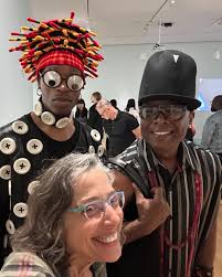 Out and about in the big city! 1. With @jencatron & @paul_outlaw at their  Hot Dog @tsqarts 2. @javiertellezarchivo at his show @cara_the_org 3.  Juliana Siqueira de Sá of @masp & @labiennale