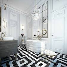 This unusual design really gives this space a bold, graphic look that's modern and trendy. Black And White Bathroom Ideas That Will Never Go Out Of Style