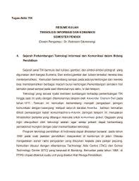 Mulai dari contoh resume keperawatan, contoh resume jurnal, contoh. Contoh Resume Makalah Tugas Kuliah Contoh Makalah