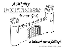 Free Reformation Day Coloring Page A Mighty Fortress Reformation Day Reformation Sunday Martin Luther Reformation