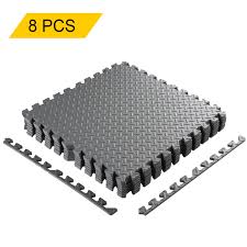 Bodenschutzmatte 120 x 90 cm für hartböden transpartenes. Fitness 8 Matten Homgrace Schutzmatten Set 60 X 60 Cm Bodenschutzmatten Trainingsmatten Puzzlematten Fur Bodenschutz Buro Yoga 8 12 16 48 Matten Grau Fitness Garage Fitnessraum Fitnessgerate Sport Freizeit Agb Lv