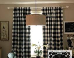 Black And Cream Buffalo Check Curtains Buffalo Plaid Check Curtains Modern Farmhouse Decor Choose Etsy Buffalo Check Curtains Plaid Curtains Check Curtains