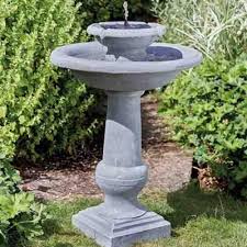 Buy solar water features and solar fountains for the garden. Solar Powered Chatsworth 2 Tier Fountain