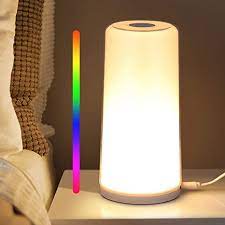 Really impressed with the quality of this lamp and ow bright it is and its such a nice accent to any set up weather it be a minimalist piece in a. Albrillo Table Lamp Touch Sensor Bedside Lamp Dimmable Warm White Touch Lamp And Rgb Color Changing Nightstand Light For Bedroom Baby Kids Room Living Room Office Amazon Com