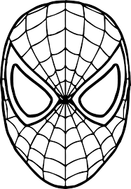 Spiderman Mask Coloring Page Spiderman Coloring Spiderman Mask Coloring Mask