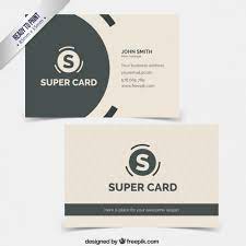 These can be printed on 14 pt. Free Vector Business Card With Circular Logo