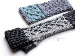 • celtic snowflakes is the collection of 50 various cabled snowflakes you can use in your projects. Wrist Warmers And Fingerless Mitts With Celtic Cables