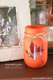 Mason Jar Fall Luminary Paint And Create Your Own Fall Mason Jar Crafts Mason Jar Crafts Diy Diy Jar Crafts