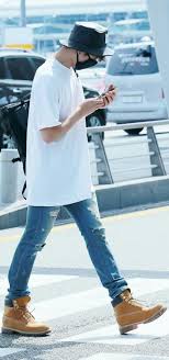 Jungkook And His Timberlands Army S Amino Jungkook Timberlands Bts Inspired Outfits Bts Clothing