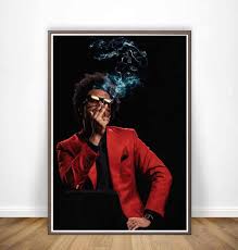 Shop for cheap home decor? The Weeknd After Hours Poster Canvas Rapper Poster Singer Poster Music Poster Wall Art Home Decor Painting Calligraphy Aliexpress