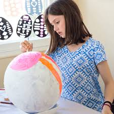 Free large spotty easter egg printables, perfect for crafts. Papier Mache Easter Eggs How To Make Giant Easter Eggs