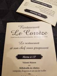 Menu Photo De Restaurant Le Correze Brive La Gaillarde Tripadvisor