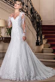 V Neck Long Sleeves Wedding Dresses With Lace Appliques Wedding Dresses Ball Gowns Wedding Wedding Dress Long Sleeve